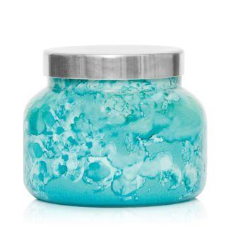 Watercolor Jar Volcano Candle