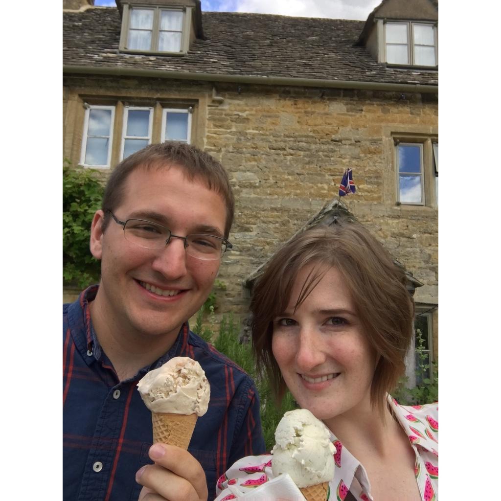 Ice cream at The Old Mill - Upper Slaughter, England