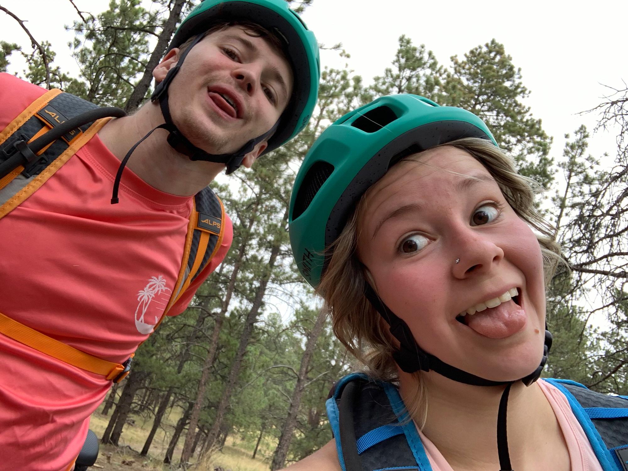 One of our exciting bike adventures!