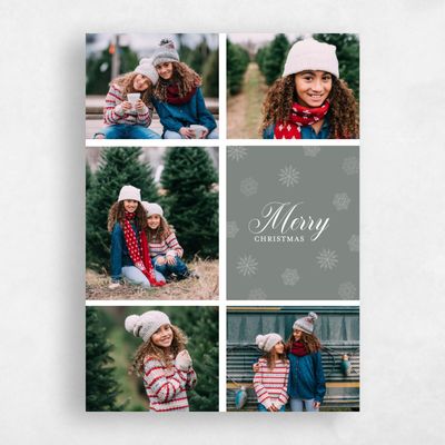 Grey Holiday Card - Linn