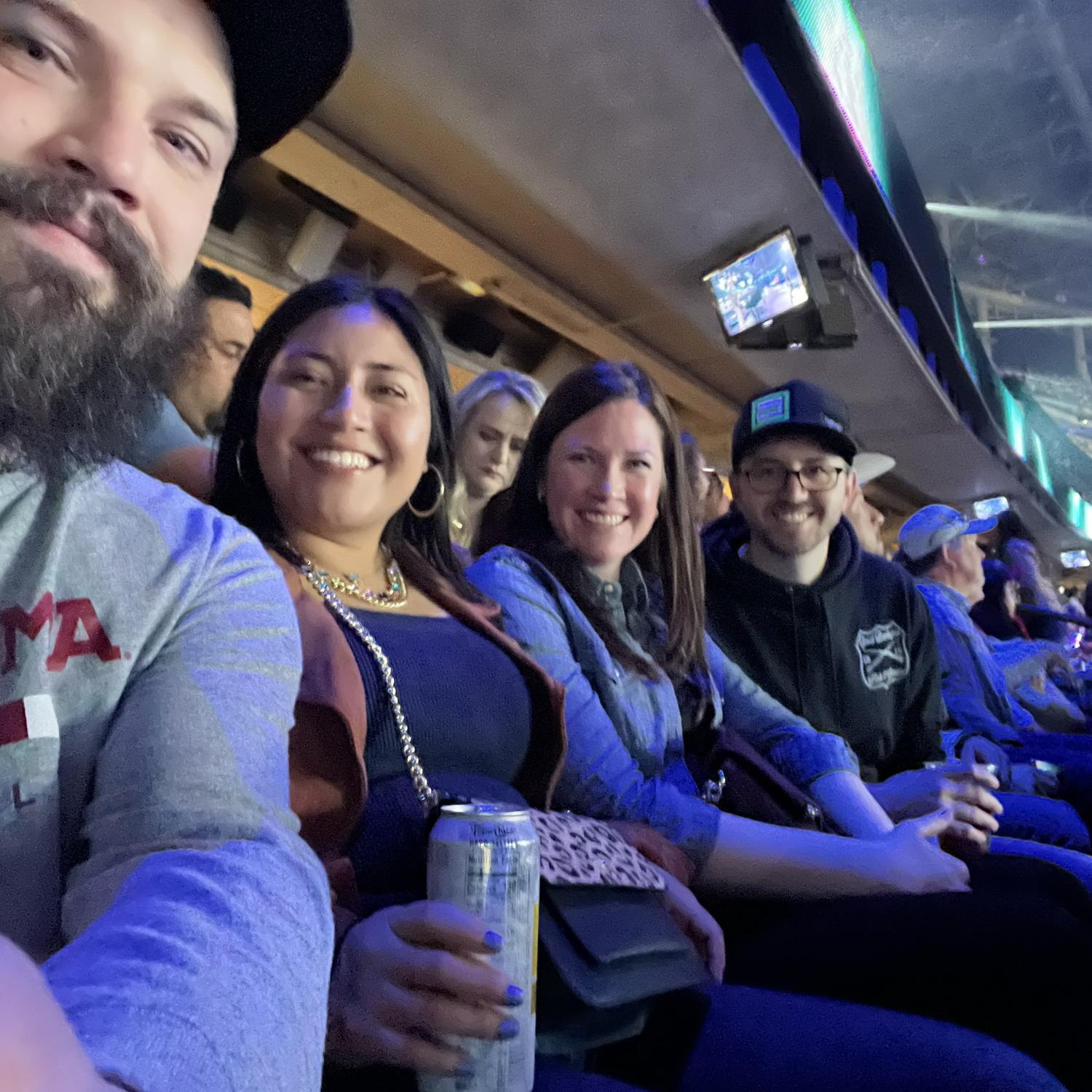 Houston Rodeo with Jon and Helen, where we got to see some bull riding and Journey - March 2022
