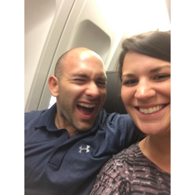 Taking off to London--our first trip together!