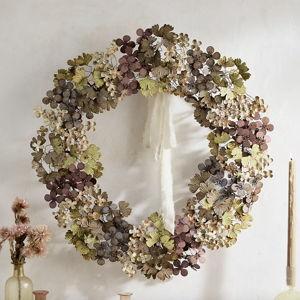 Hydrangea Iron Wreath
