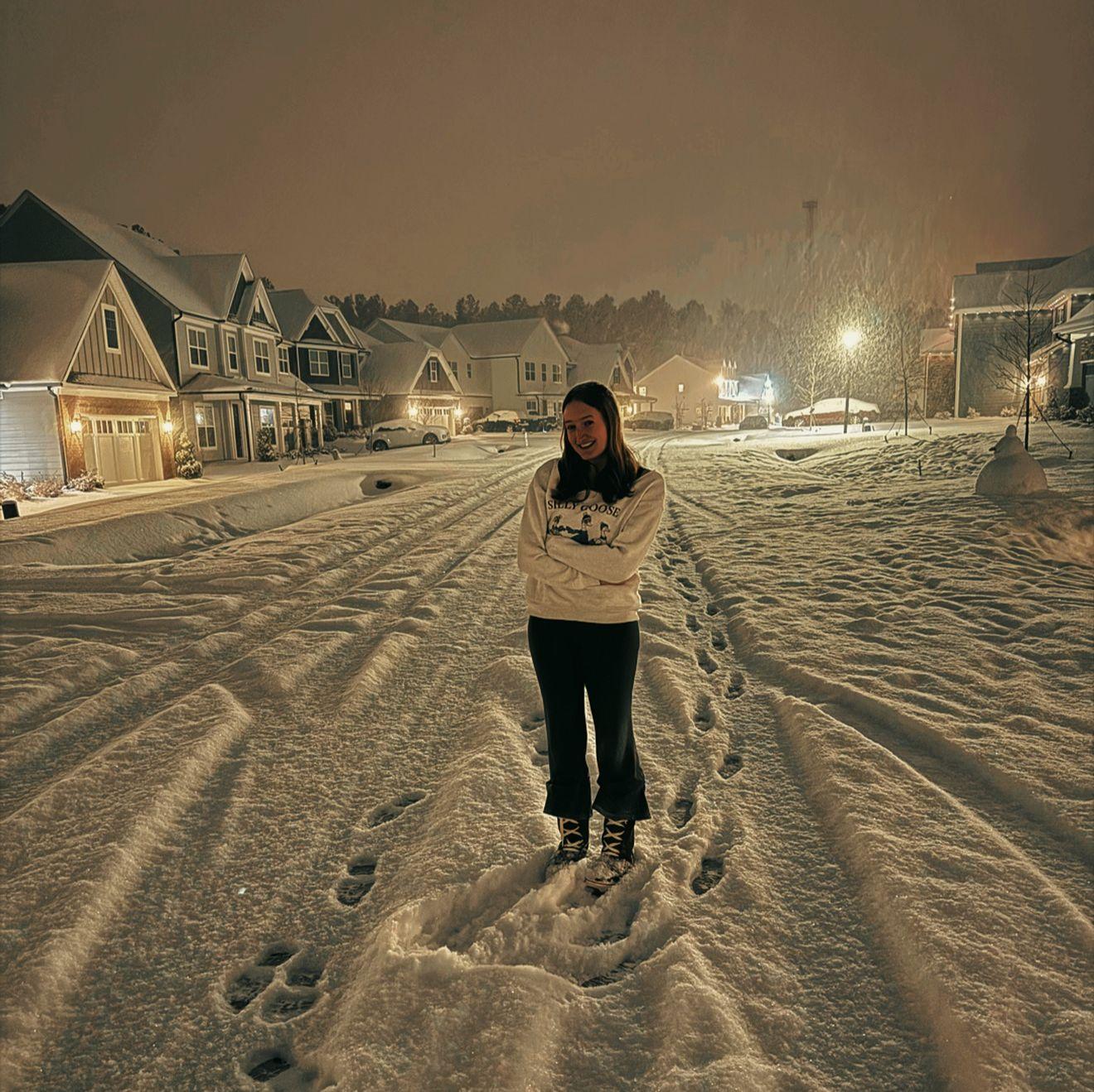 The bride in NC's 4th largest snowfall (2026)