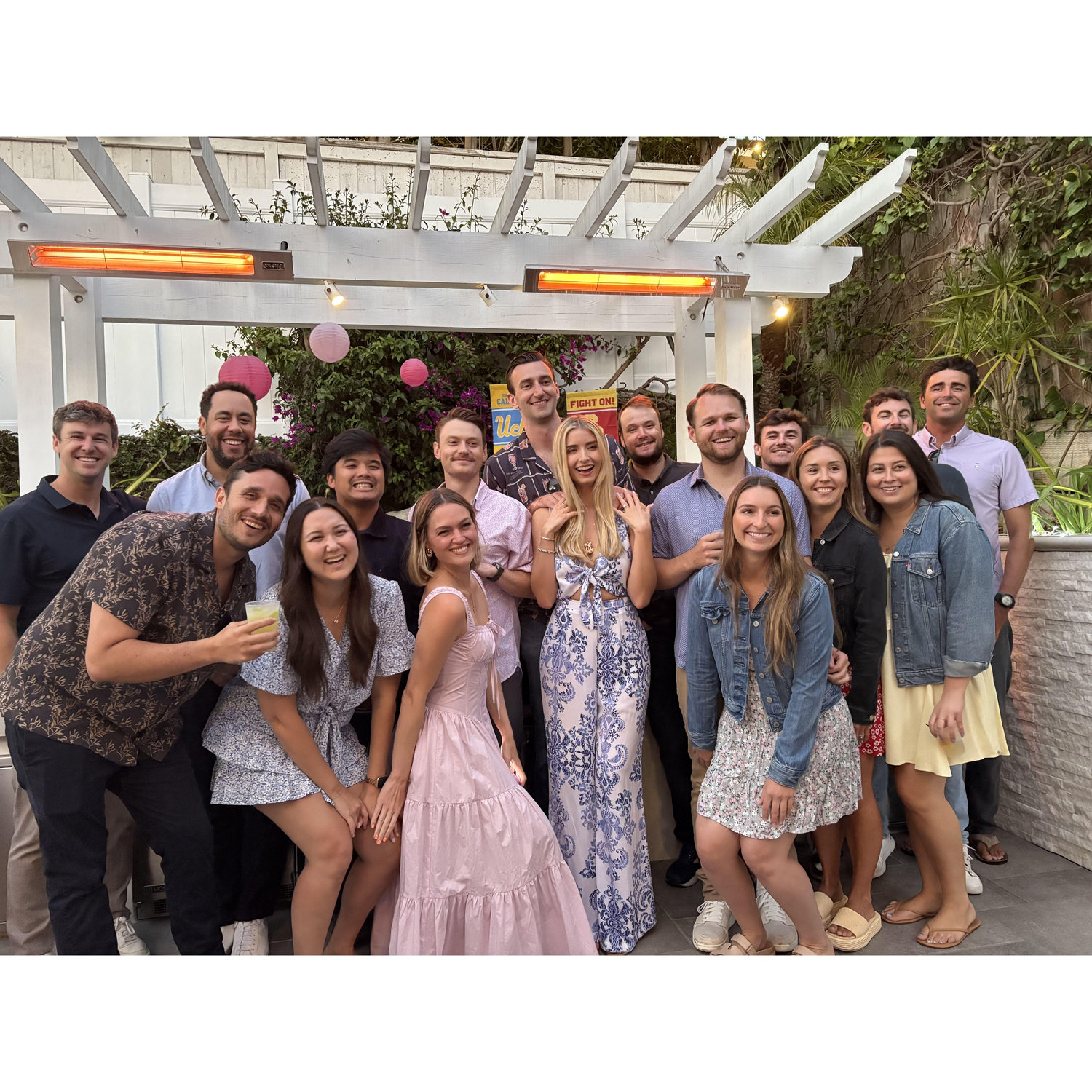 Our engagement party, July 2025