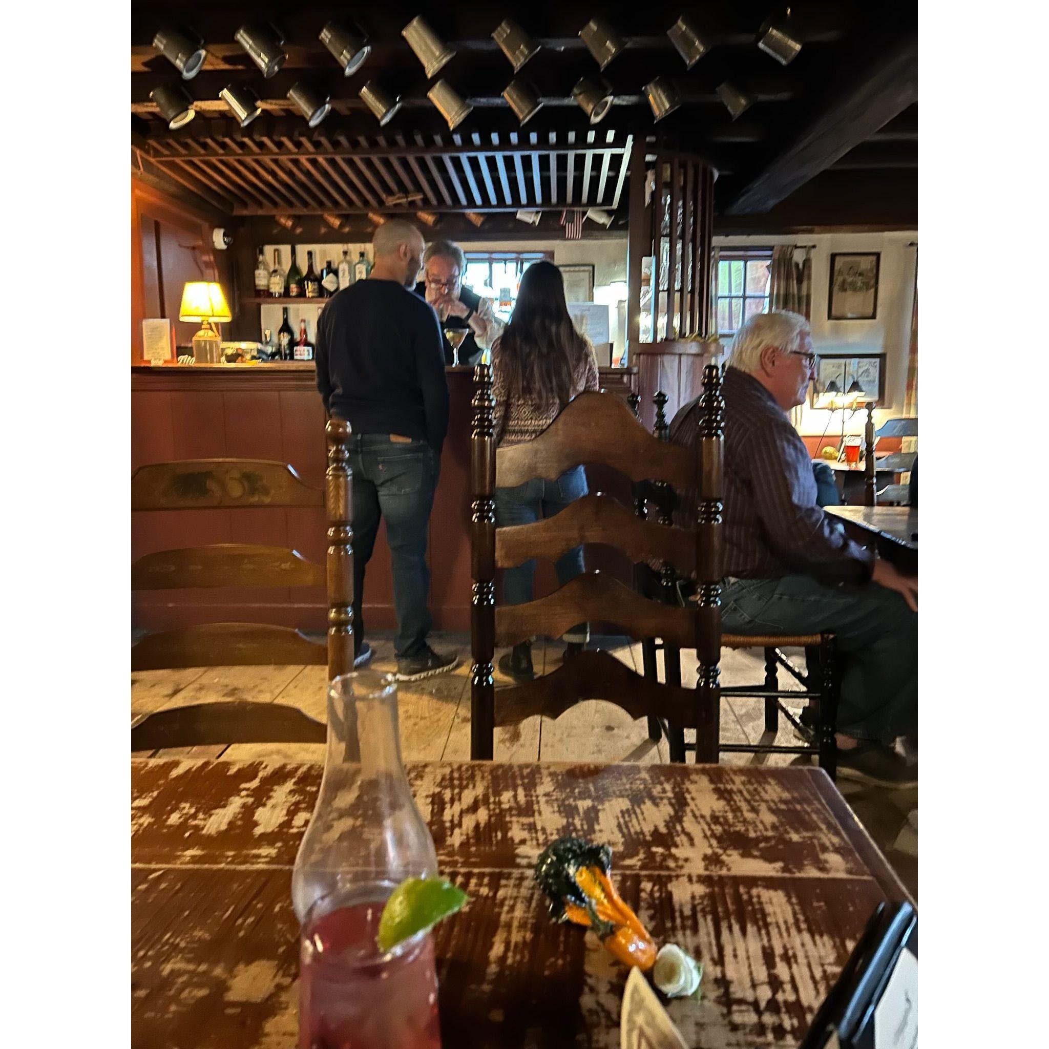 Hitting the tavern at the Longfellow's Wayside Inn established in 1716 in Massachusetts