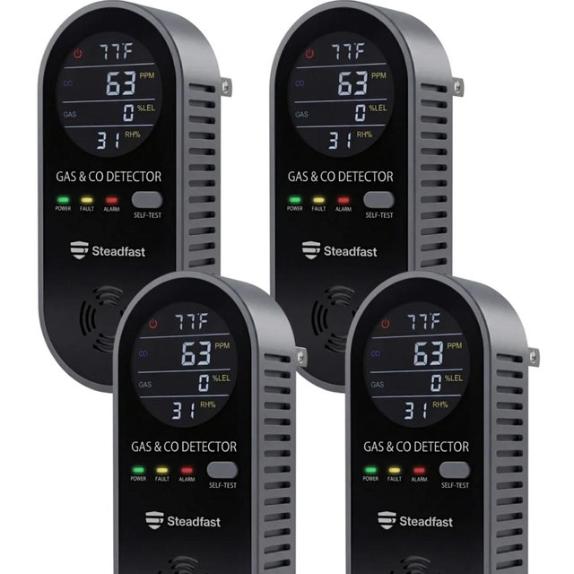Haven Carbon Monoxide & Gas Detector – 4 Pack