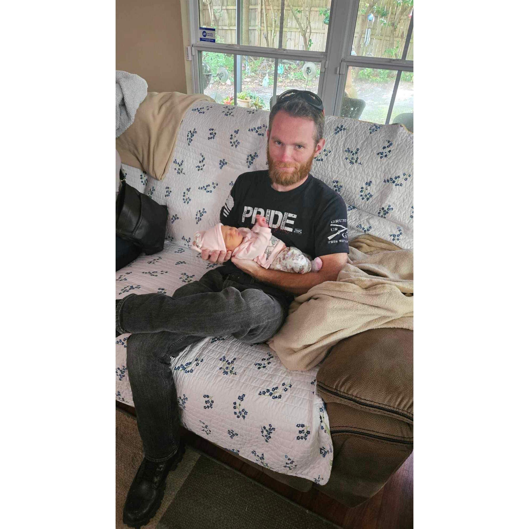 Meeting your niece for the first time!