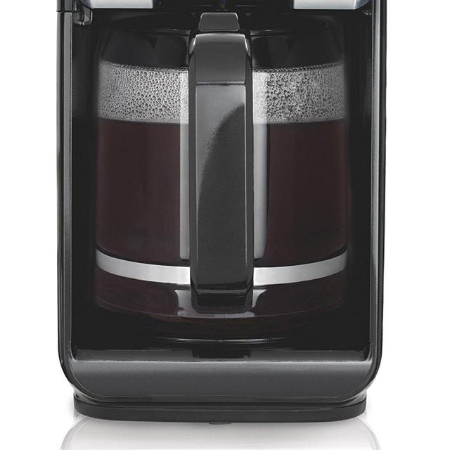 Hamilton Beach 46205 12-Cup Programmable Coffee Maker, Stainless Steel/Black