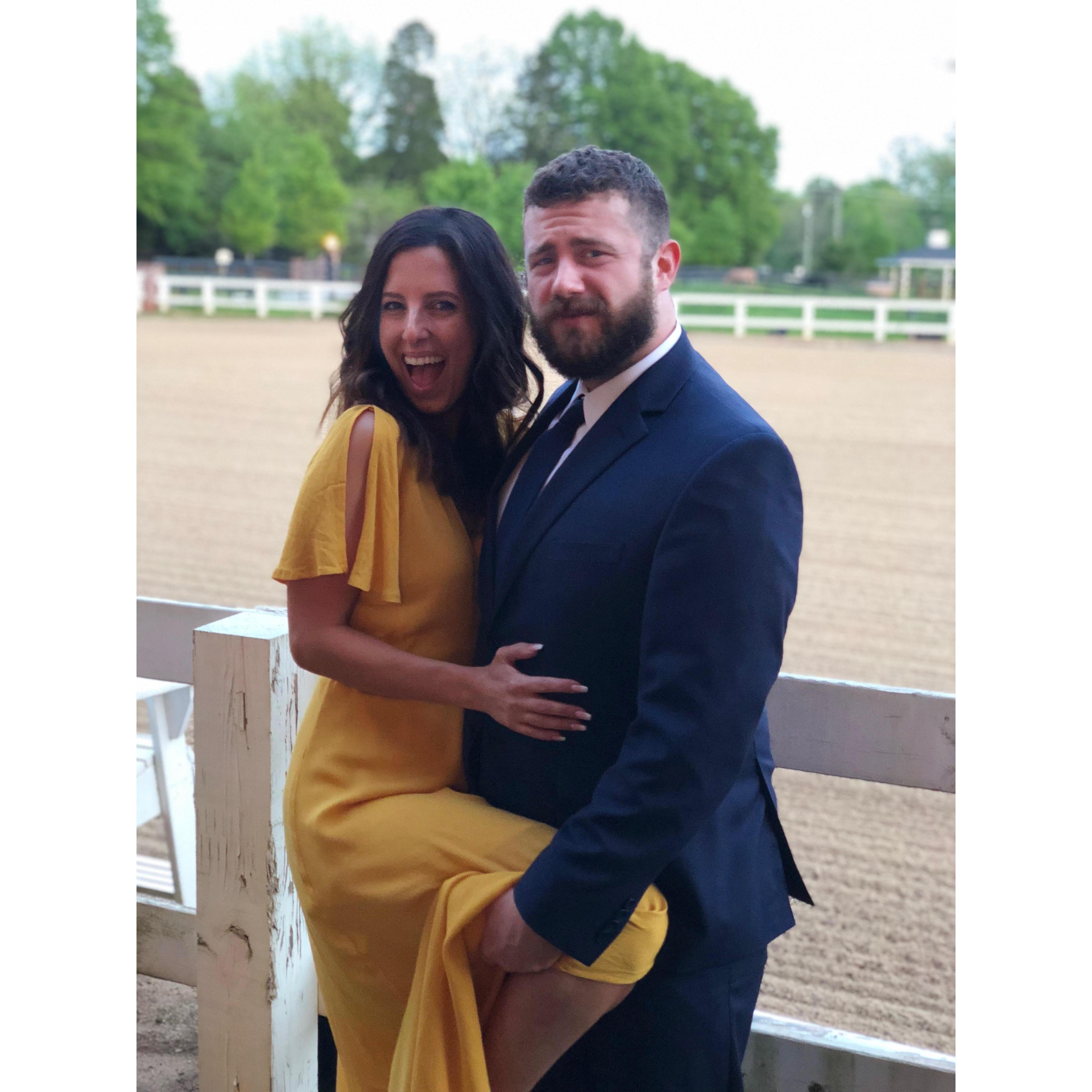 We were up in Charolette at my best friend Natasha and Levis wedding. Celebrating the CRUTCHFIELDS!