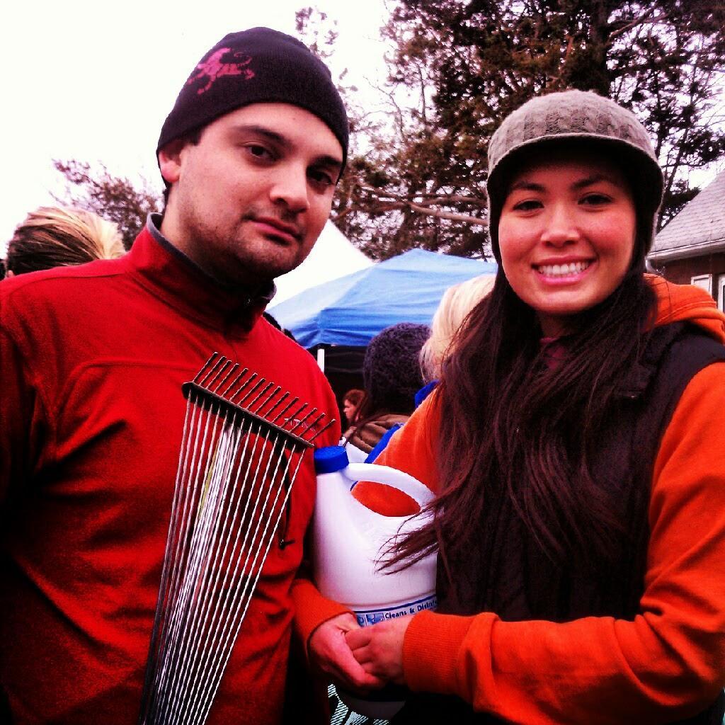 Not a glamorous photo, but Lindsey and I had the opportunity to help bless families in need after Hurricane Sandy. We've always had a heart to help people.
