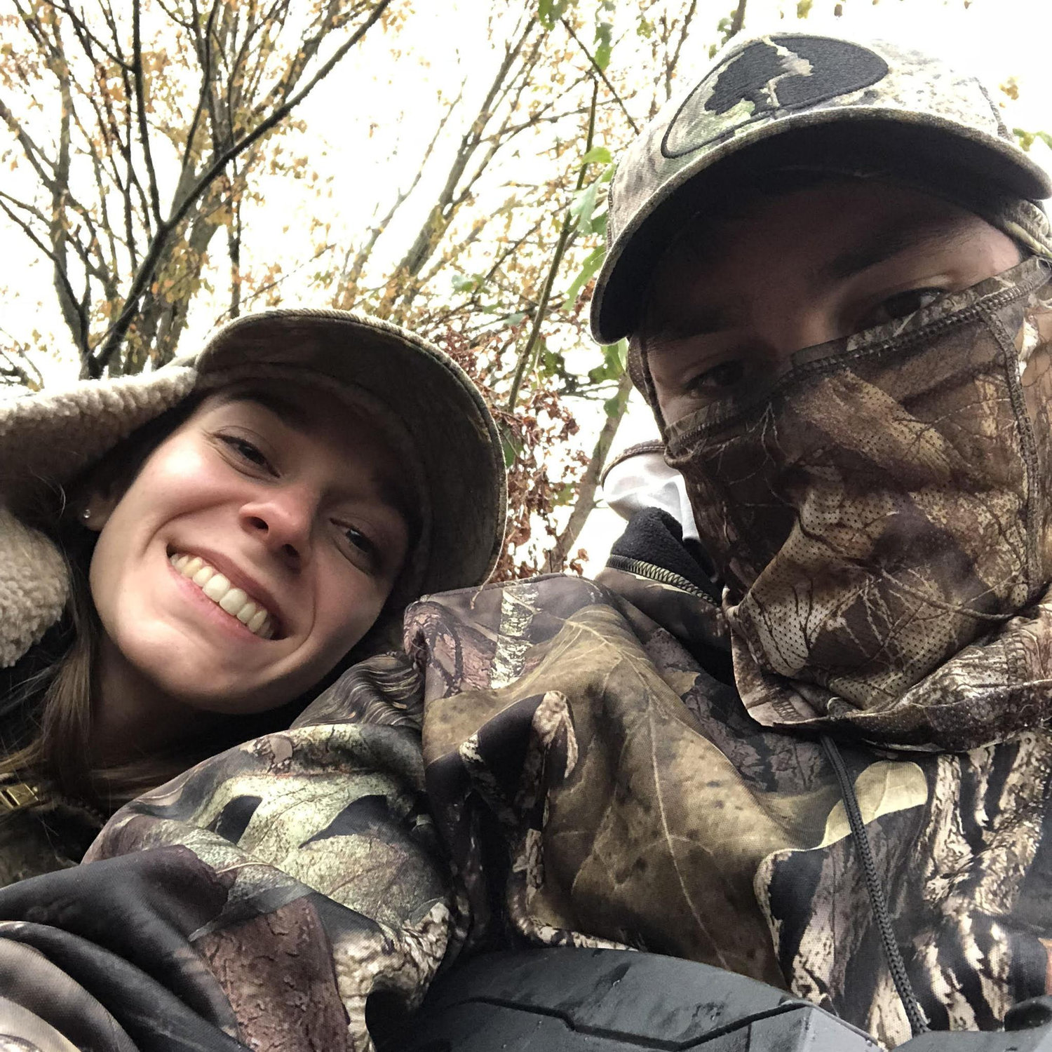 2019 - Best way to spread time with Chris is in the woods, so there is Katlyn!