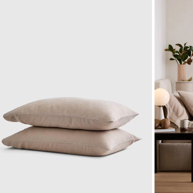 QUINCE European Linen Pillowcase Set