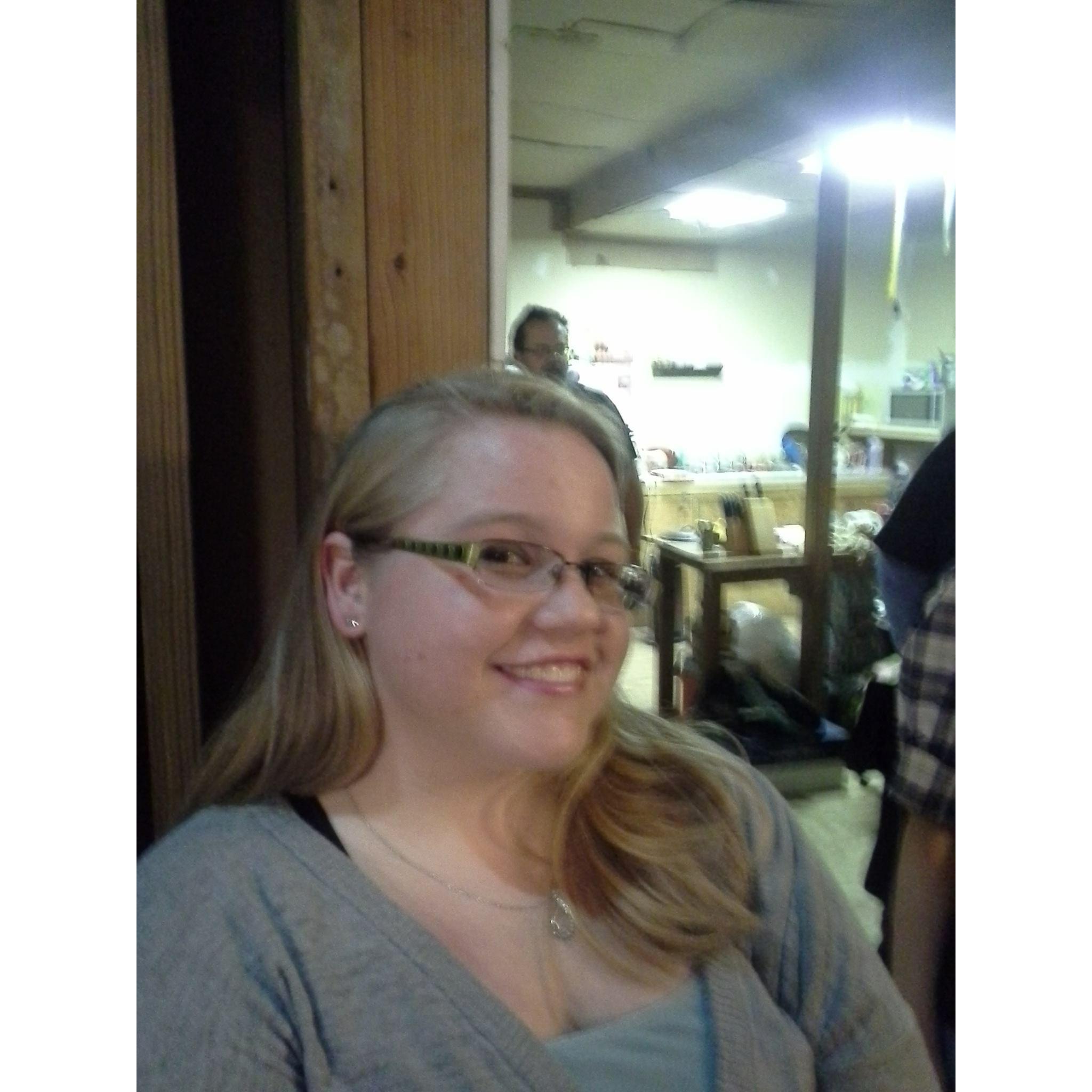 Lance took this photo during our first christmas together