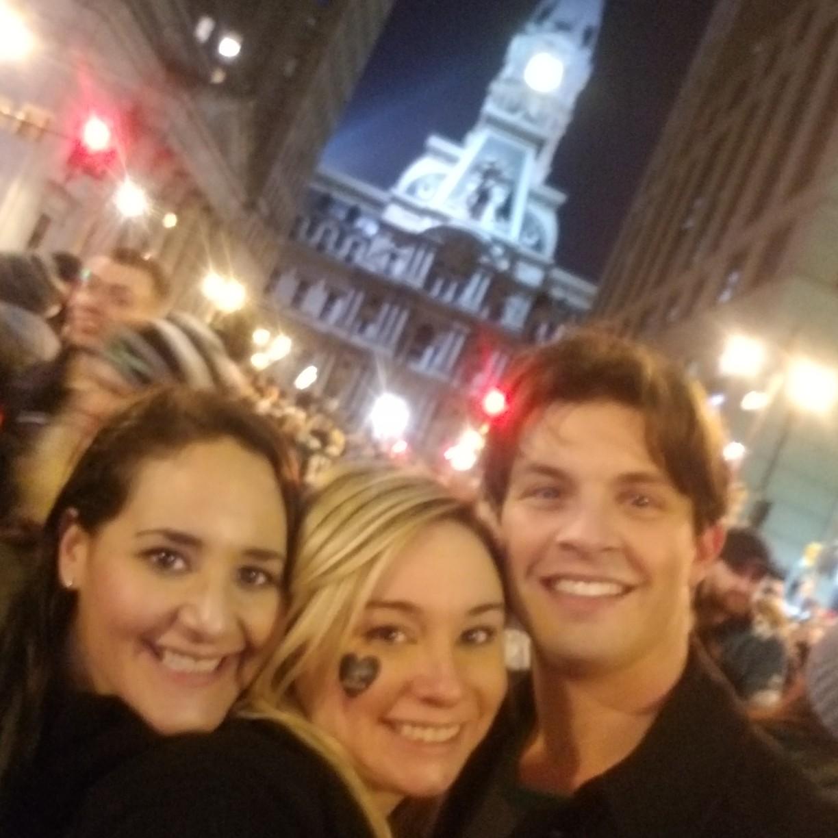 that time the Eagles won the Superbowl!