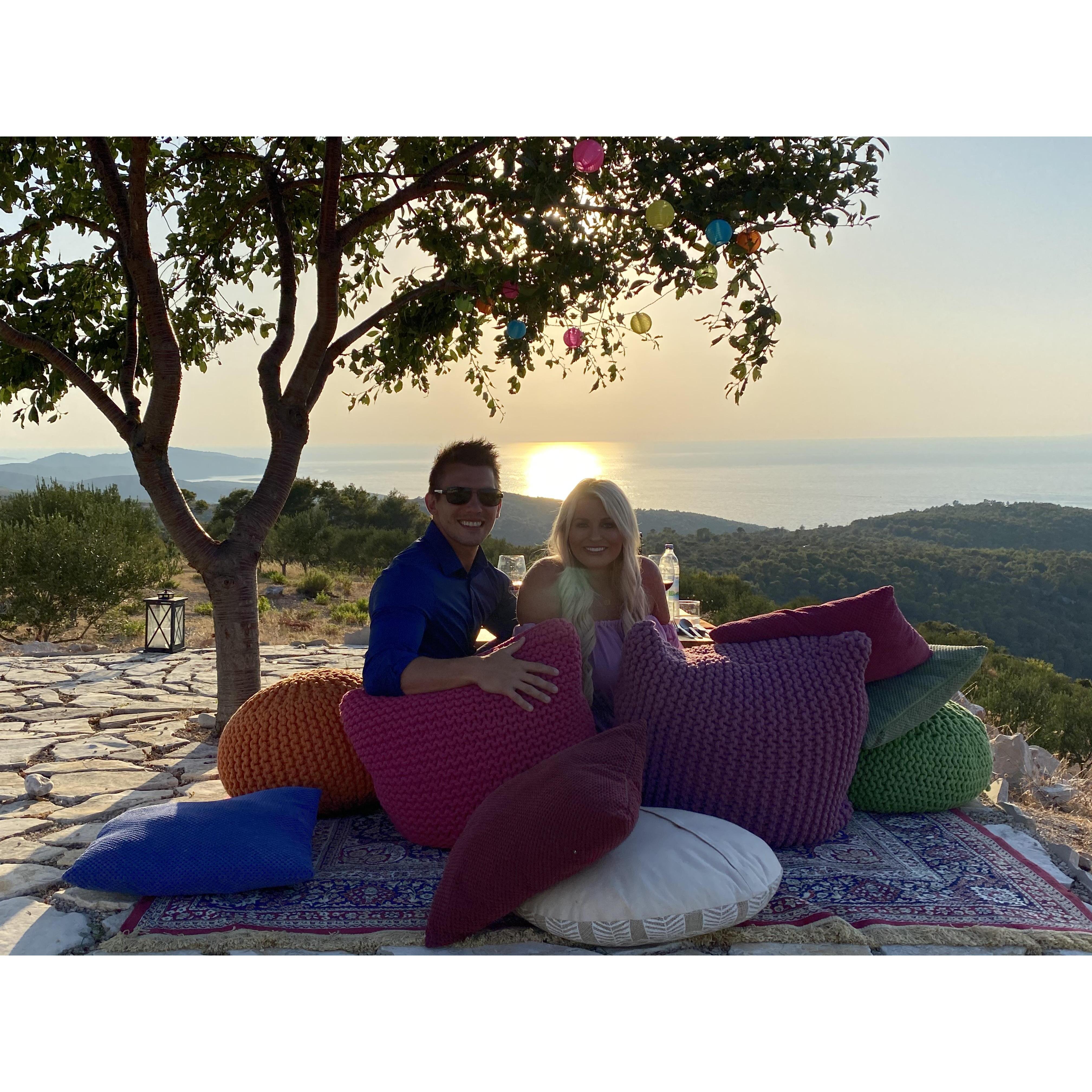 Right before we got engaged! 
Croatia