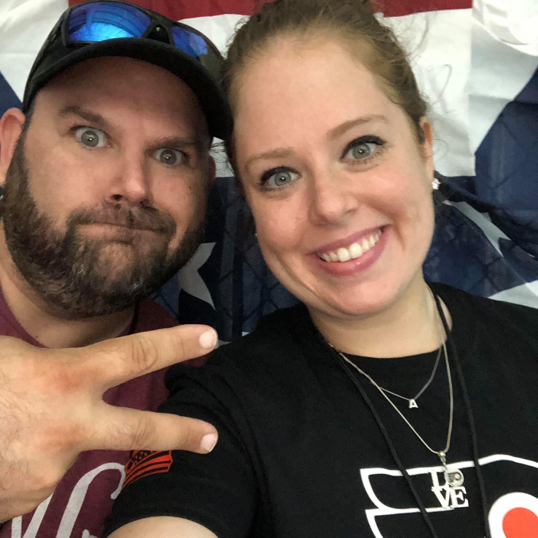 At the Flyers alumni game June 2021!
