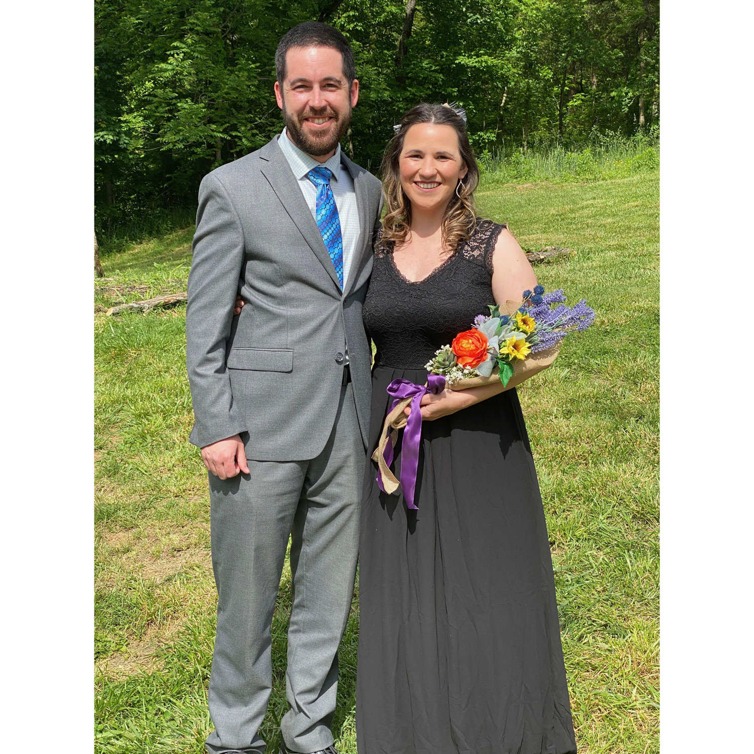By May of 2021, we were fully vaccinated and excited to be a part of our friend's Christine and Jesse's gorgeous homestead wedding!