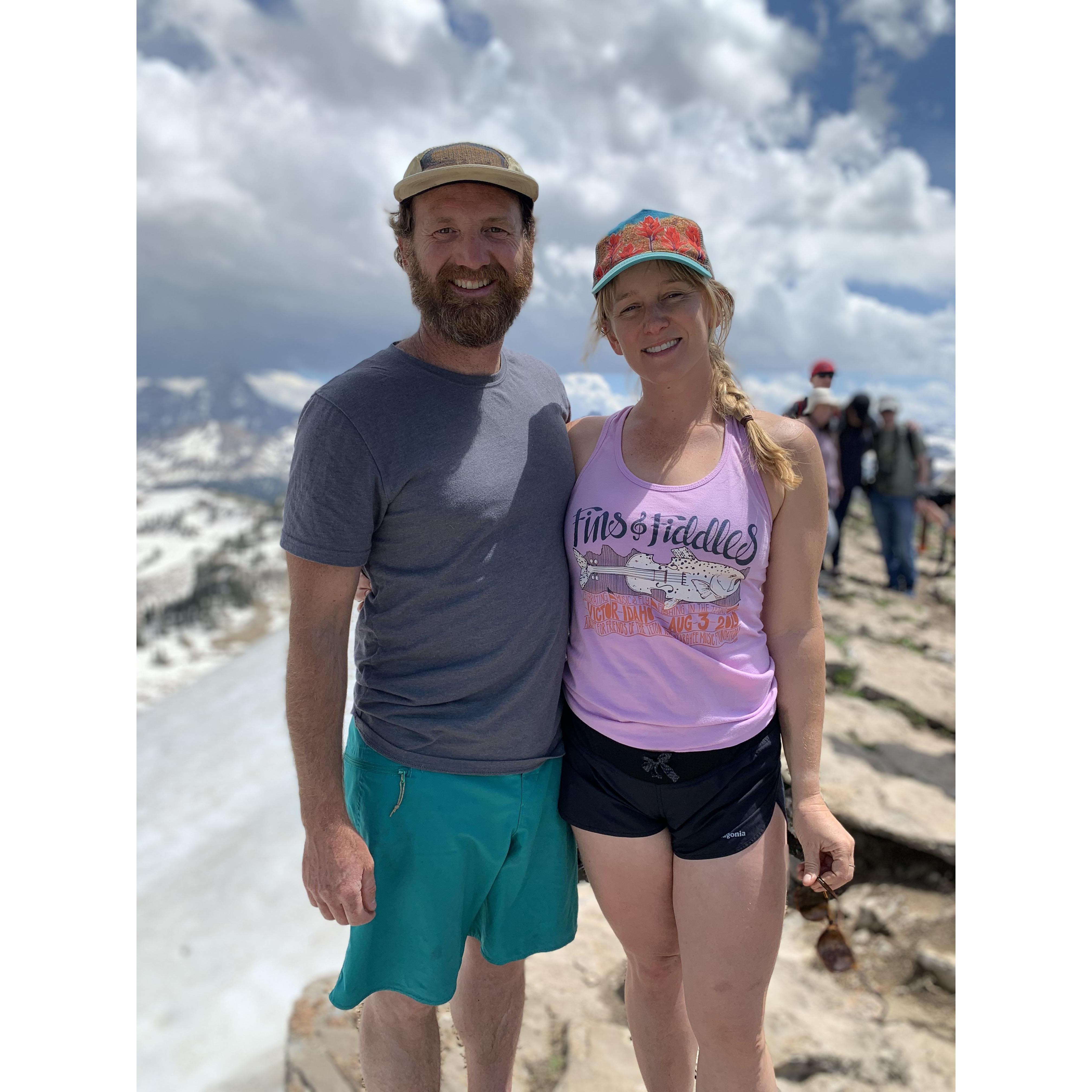Summer summit of Fred's Mountain, 2020.