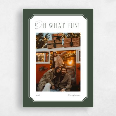 Evergreen Holiday Card - Salisbury