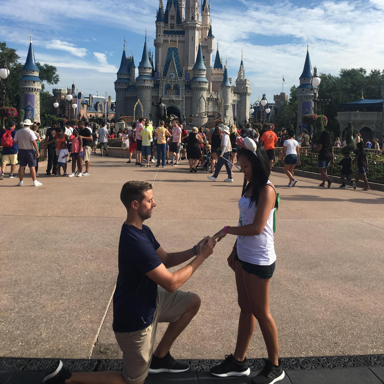 To the day on one knee.