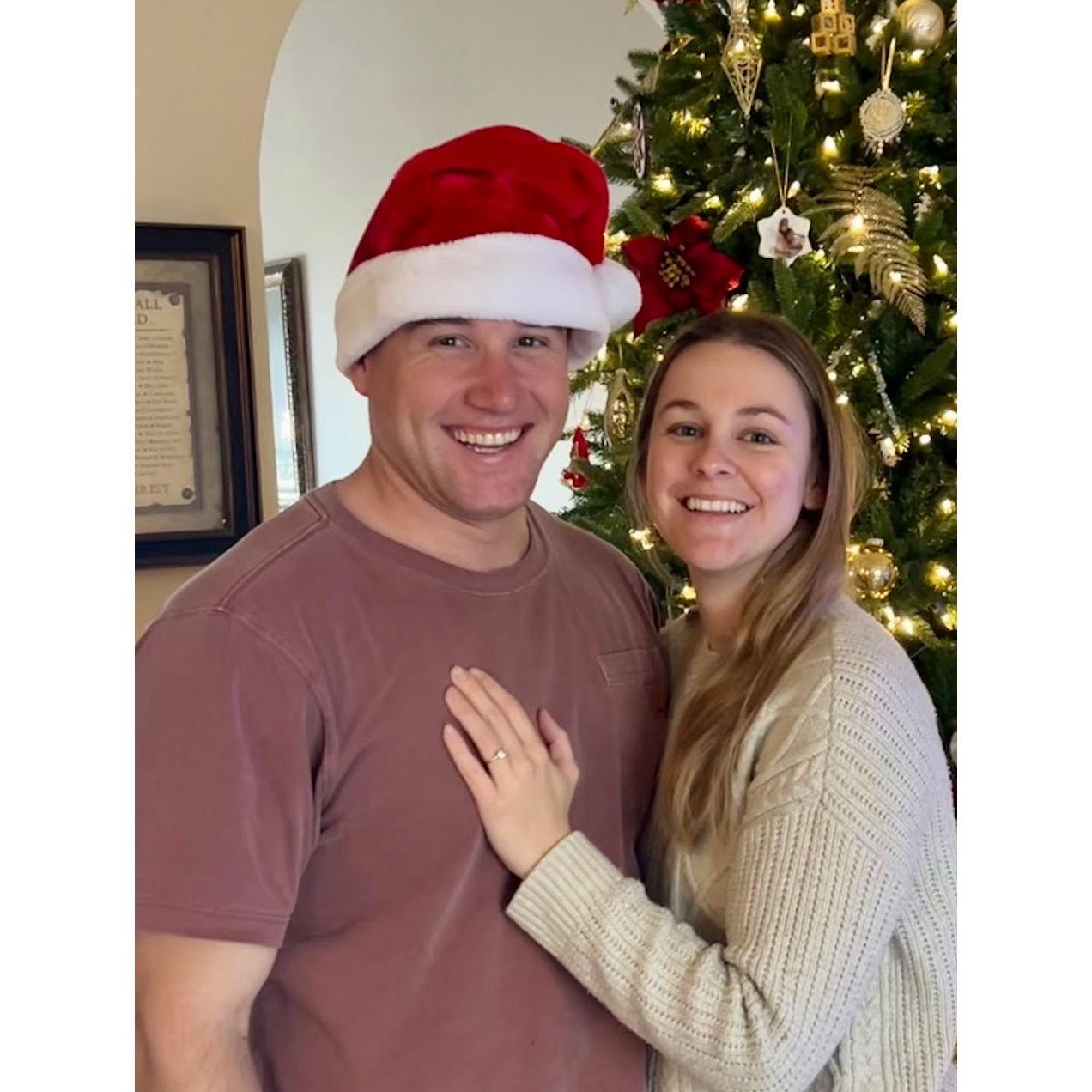 1st engaged Christmas!