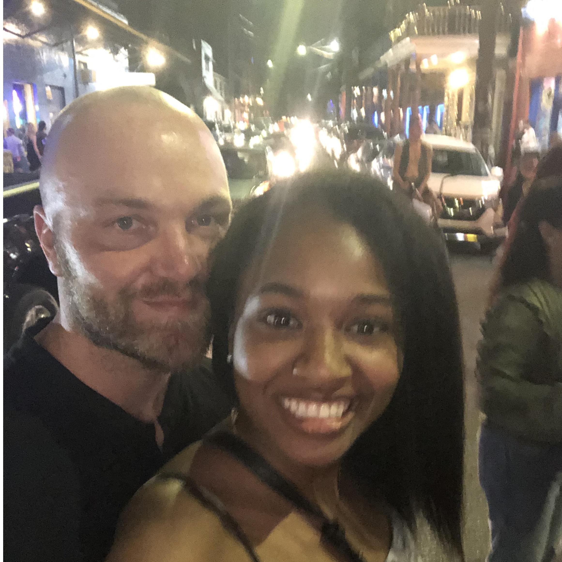 Enjoying the streets of NOLA