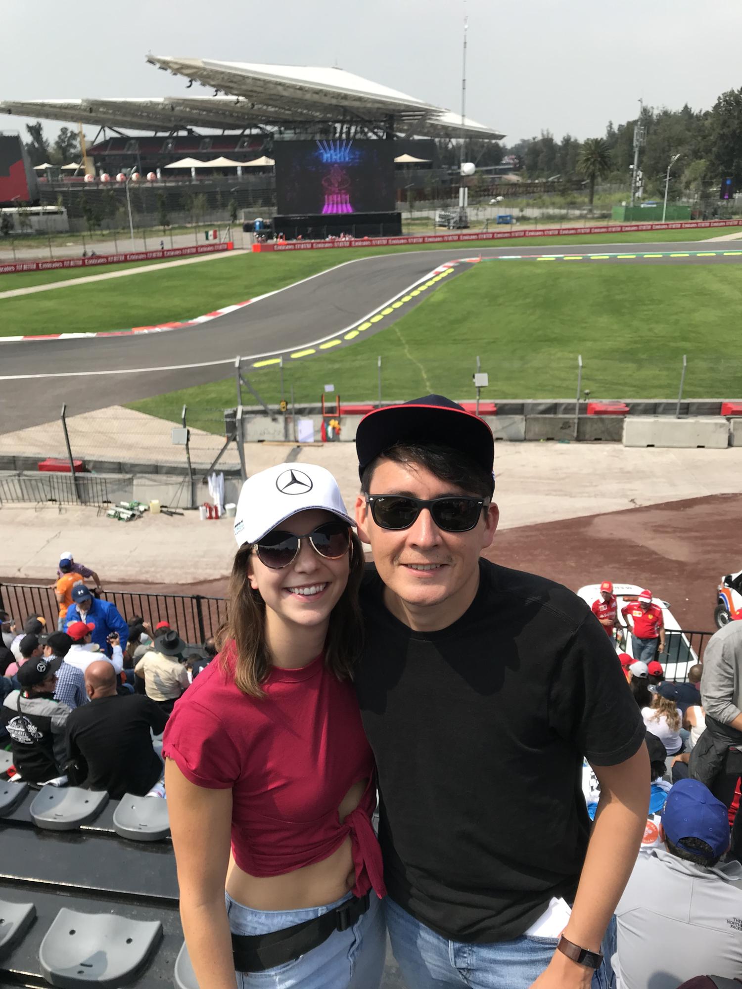 Jackie's first F1 race in Mexico City