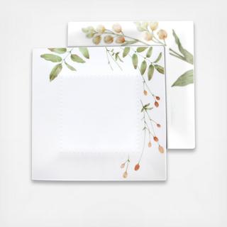 Azuma No Michi Square Plate, Set of 2