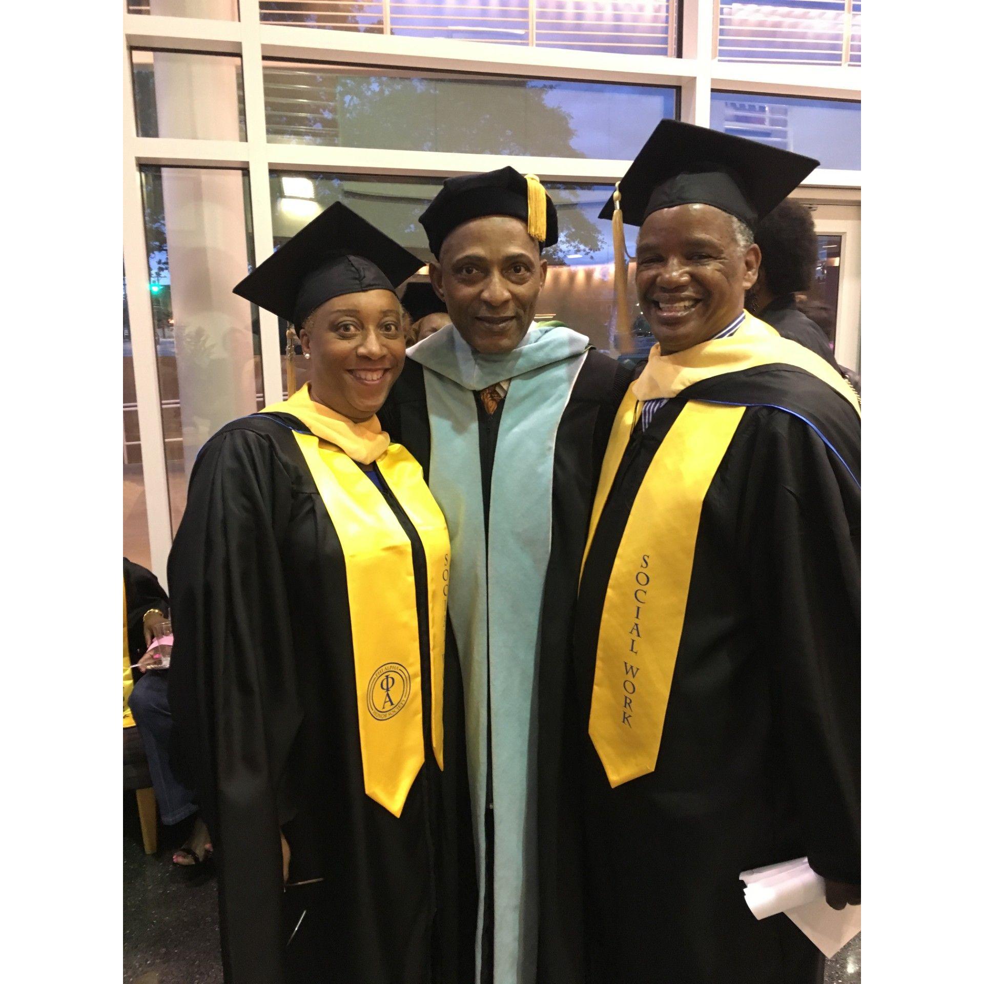Where we met 
Fayetteville State University -
Master of Social Work 
Class of 2016 - Bronco Pride!