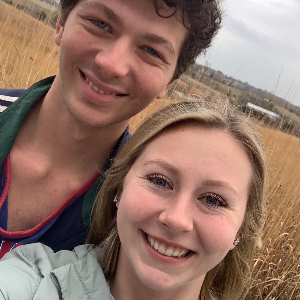 Nature walk in a field in Iowa