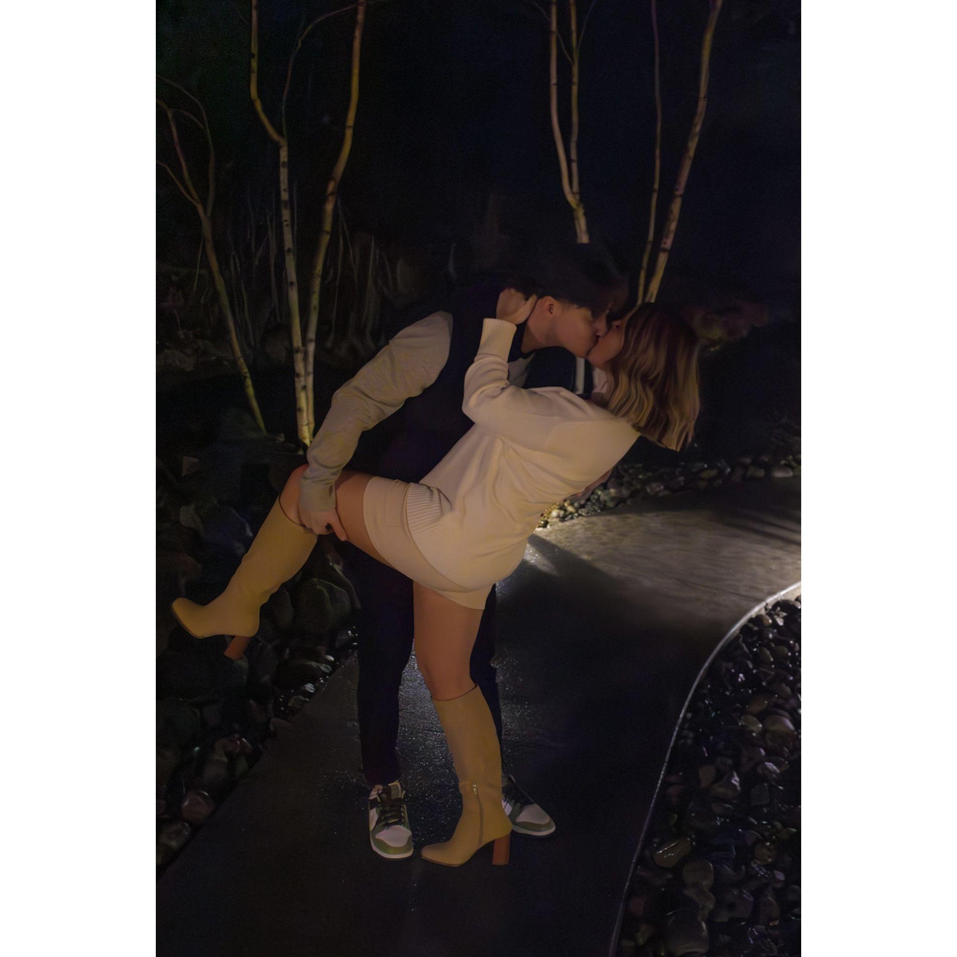 Celebrating the night Nico proposed!