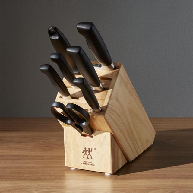 ZWILLING ® J.A. Henckels Four Star 8-Piece Birch Knife Block Set