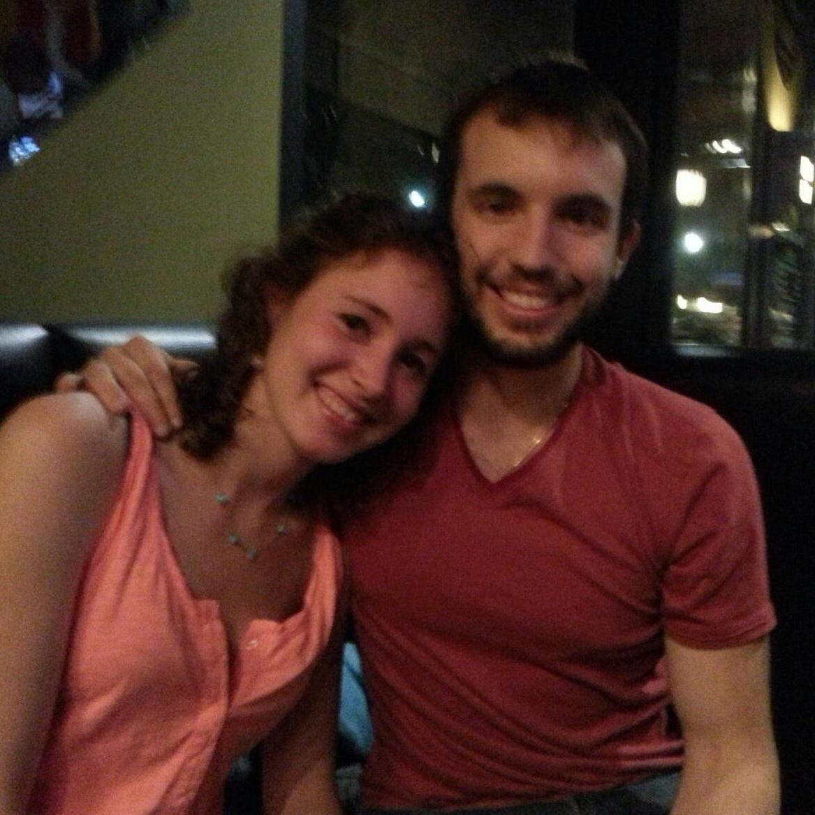 The first picture we took after we started dating in 2013