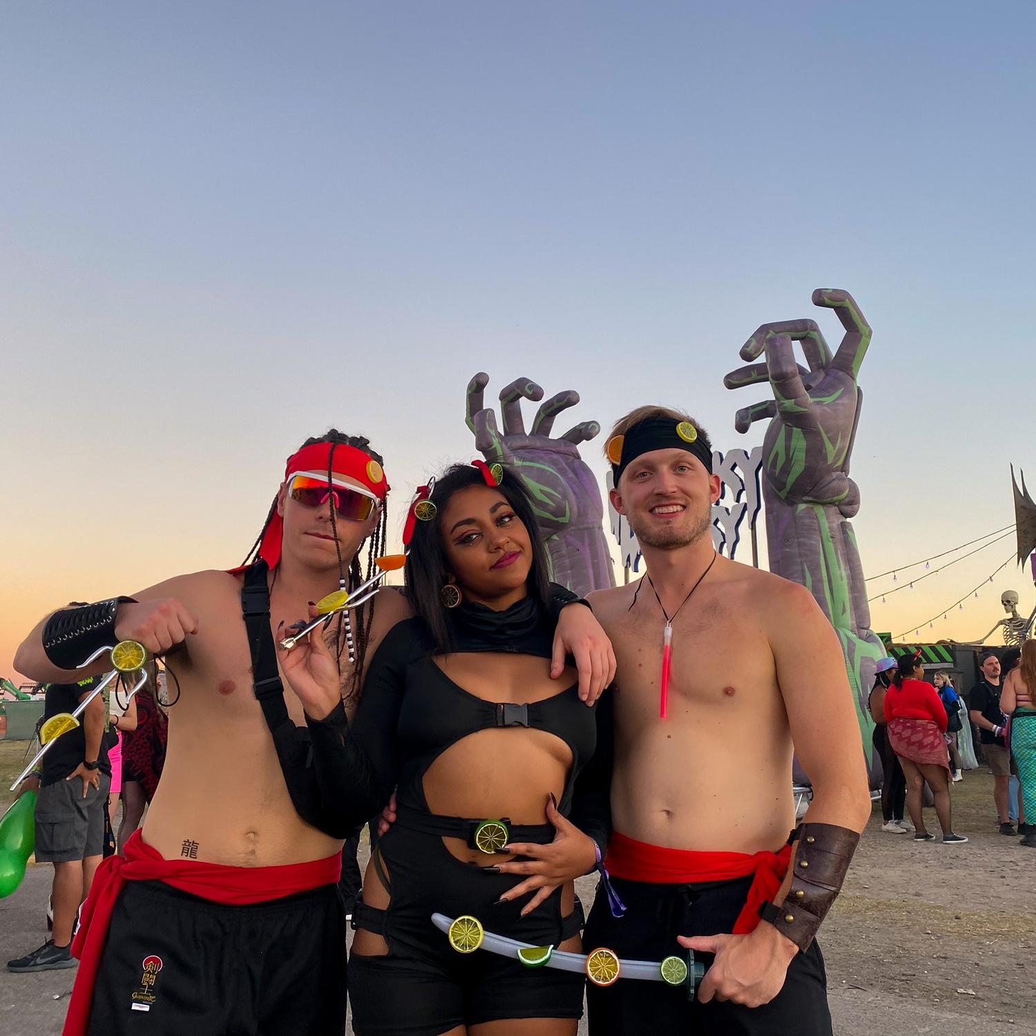 You will also see them attend multiple concerts and festivals with their close friends! This year is Rave Jelly fish!!!!