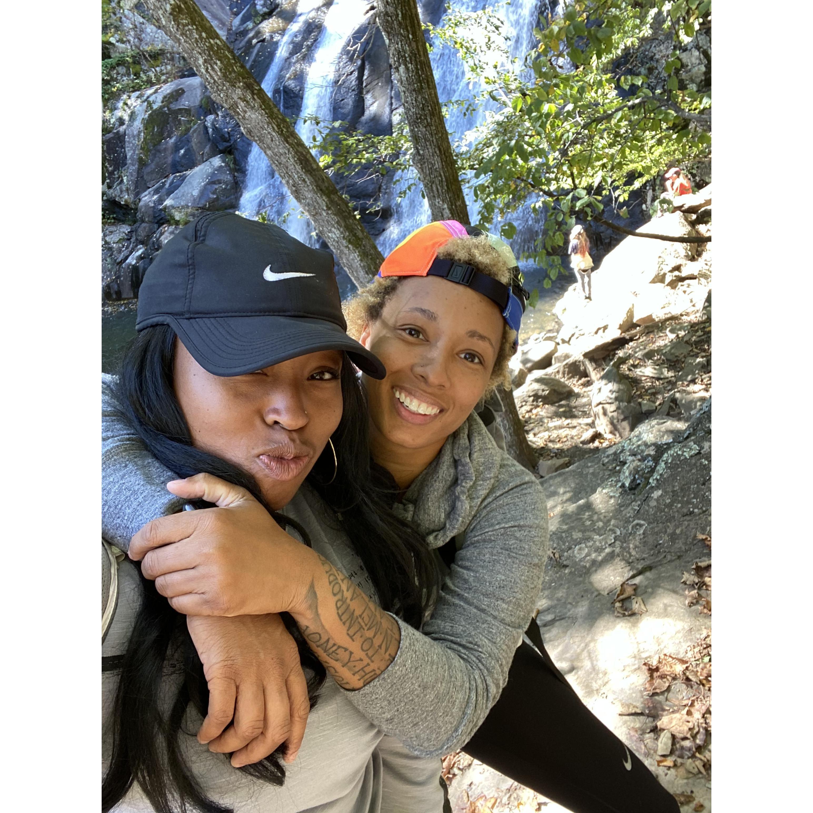 Hiking in VA.