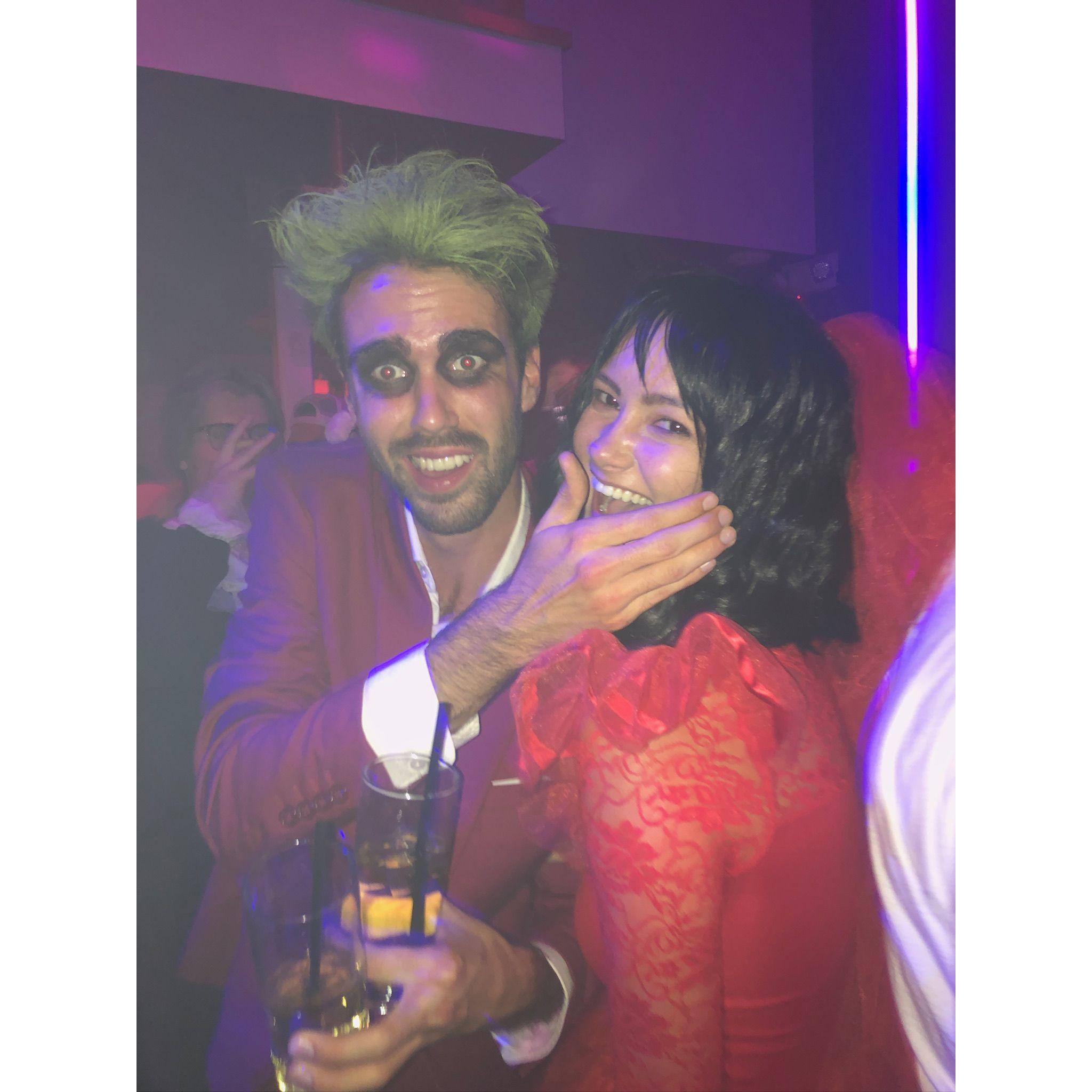 Beetlejuice and Lydia Deetz
