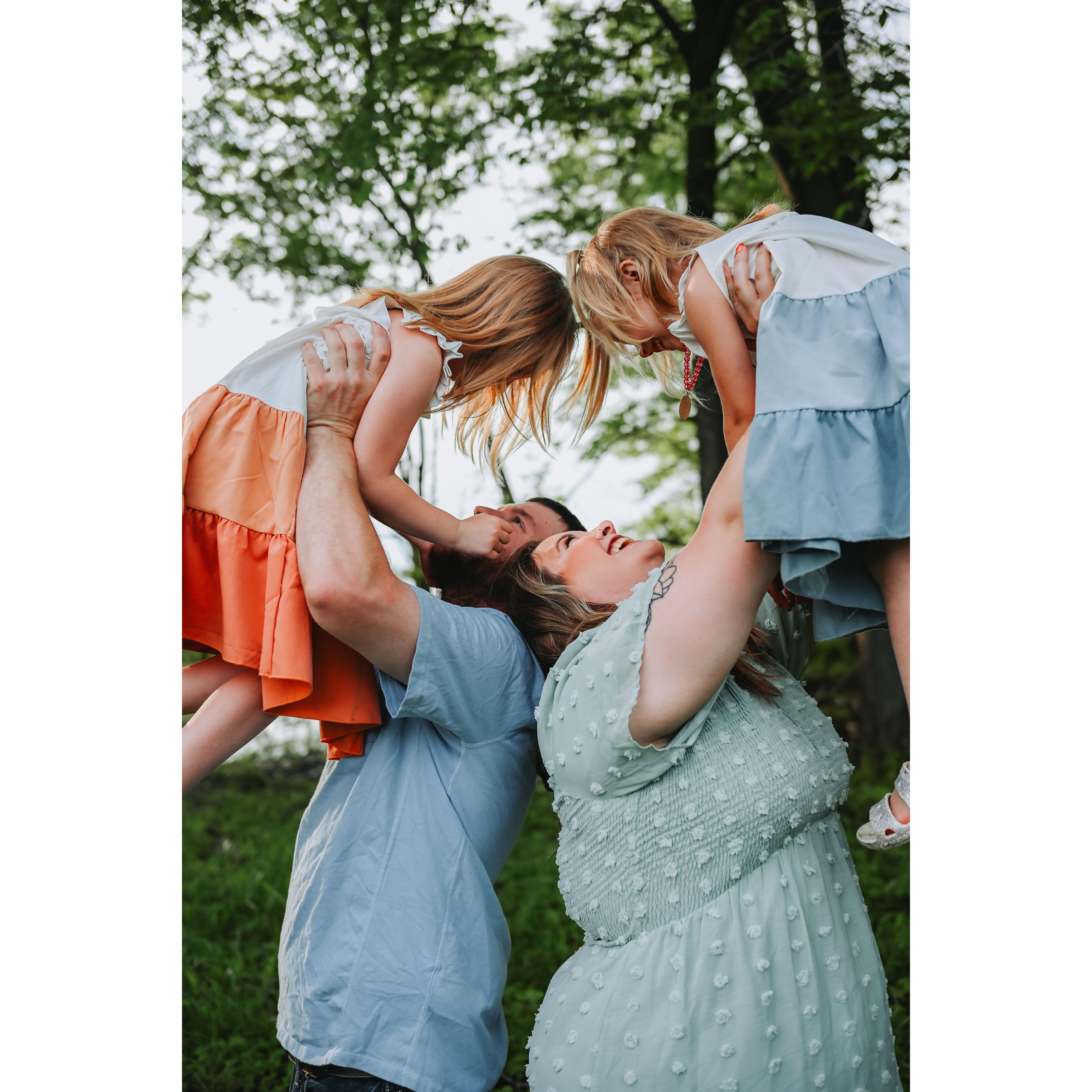 Jaycie and Graycie are the light of their lives and make them complete