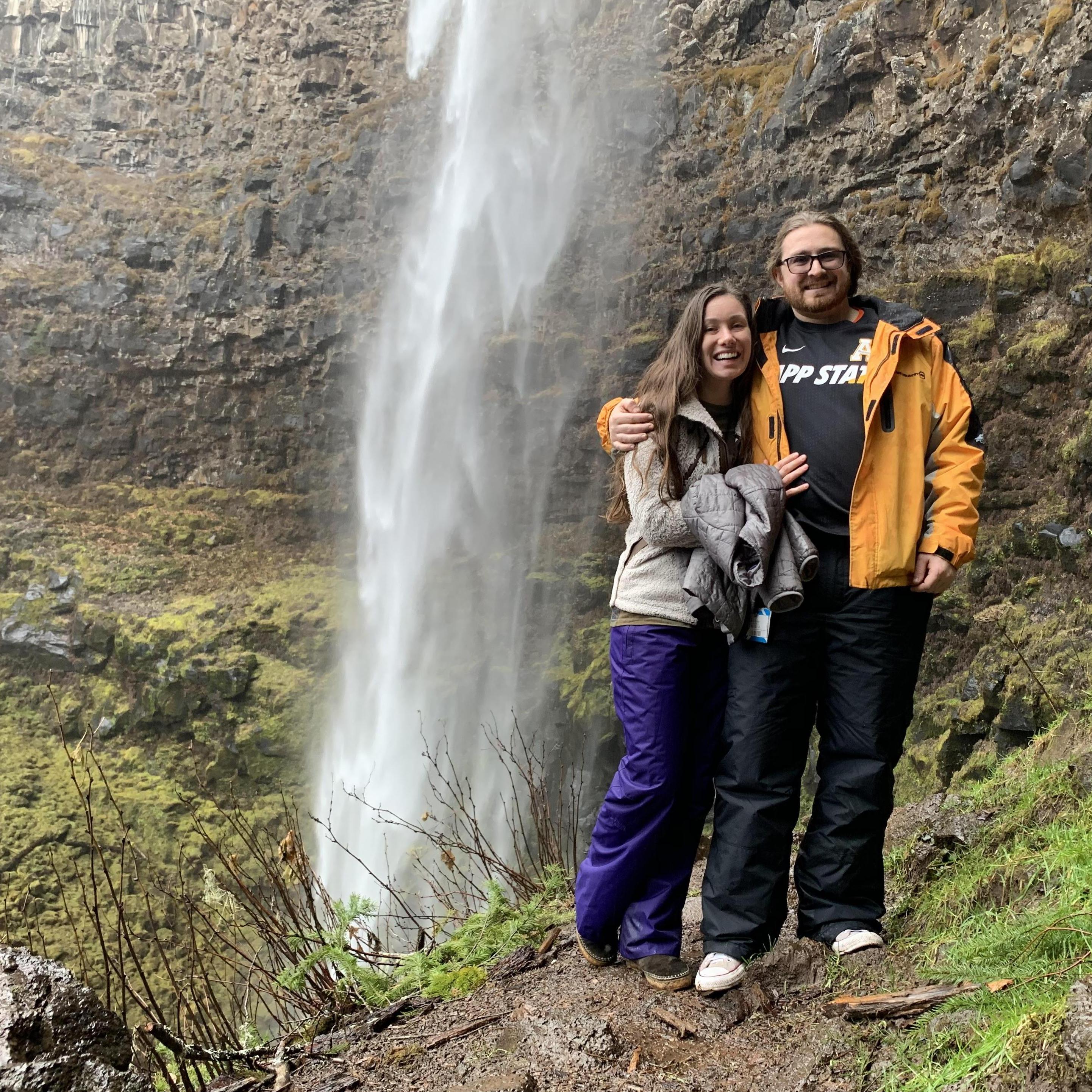 The waterfall before we got lost in Umpqua National Forest
