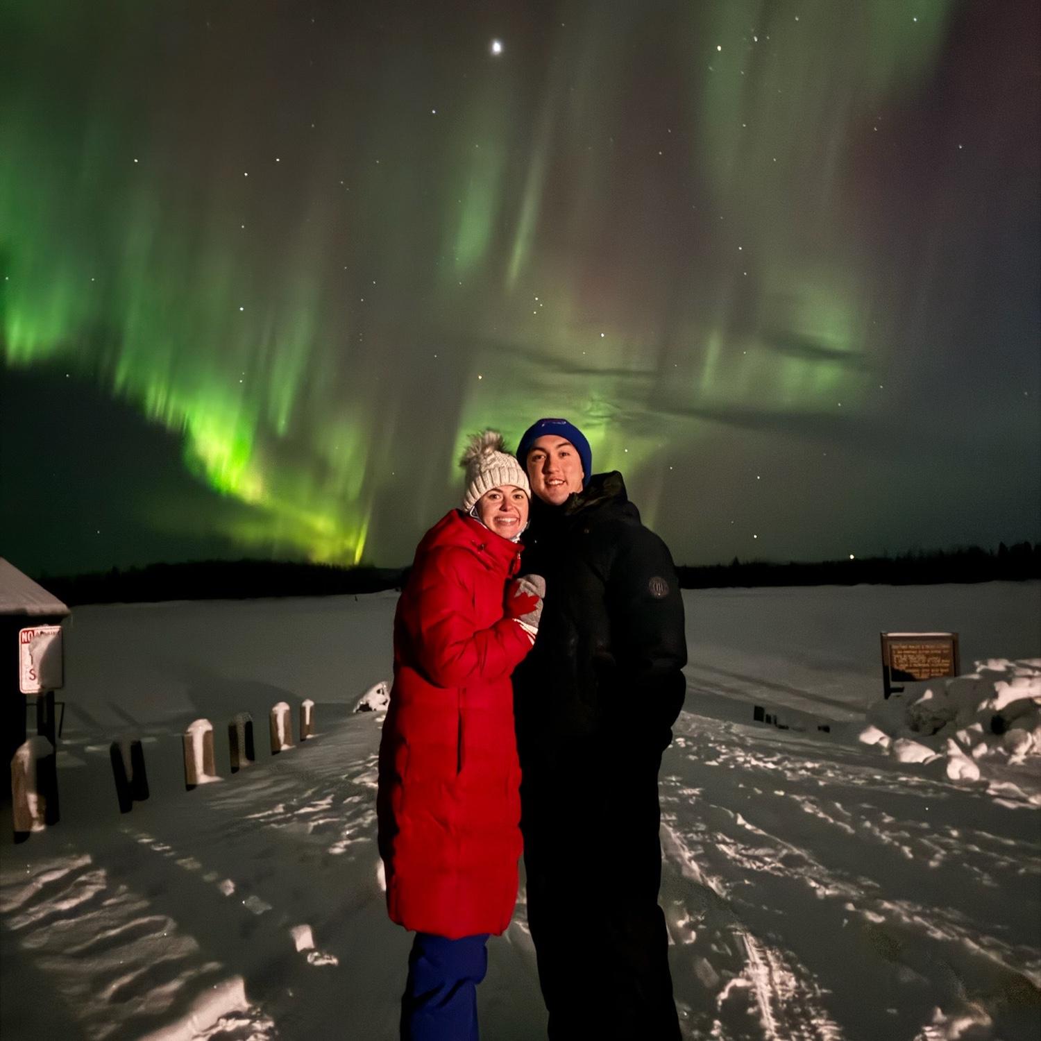October 2024 - The Aurora put on a fantastic show the night of Abbie's birthday!