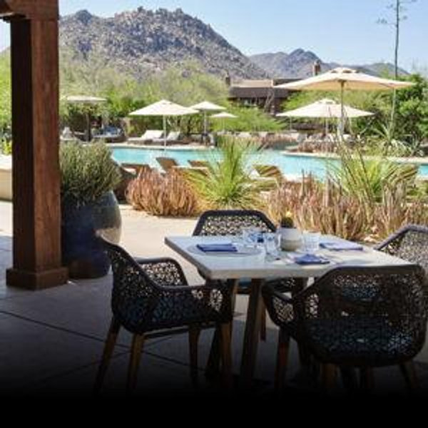 Poolside Lunch at Saguaro Blossom