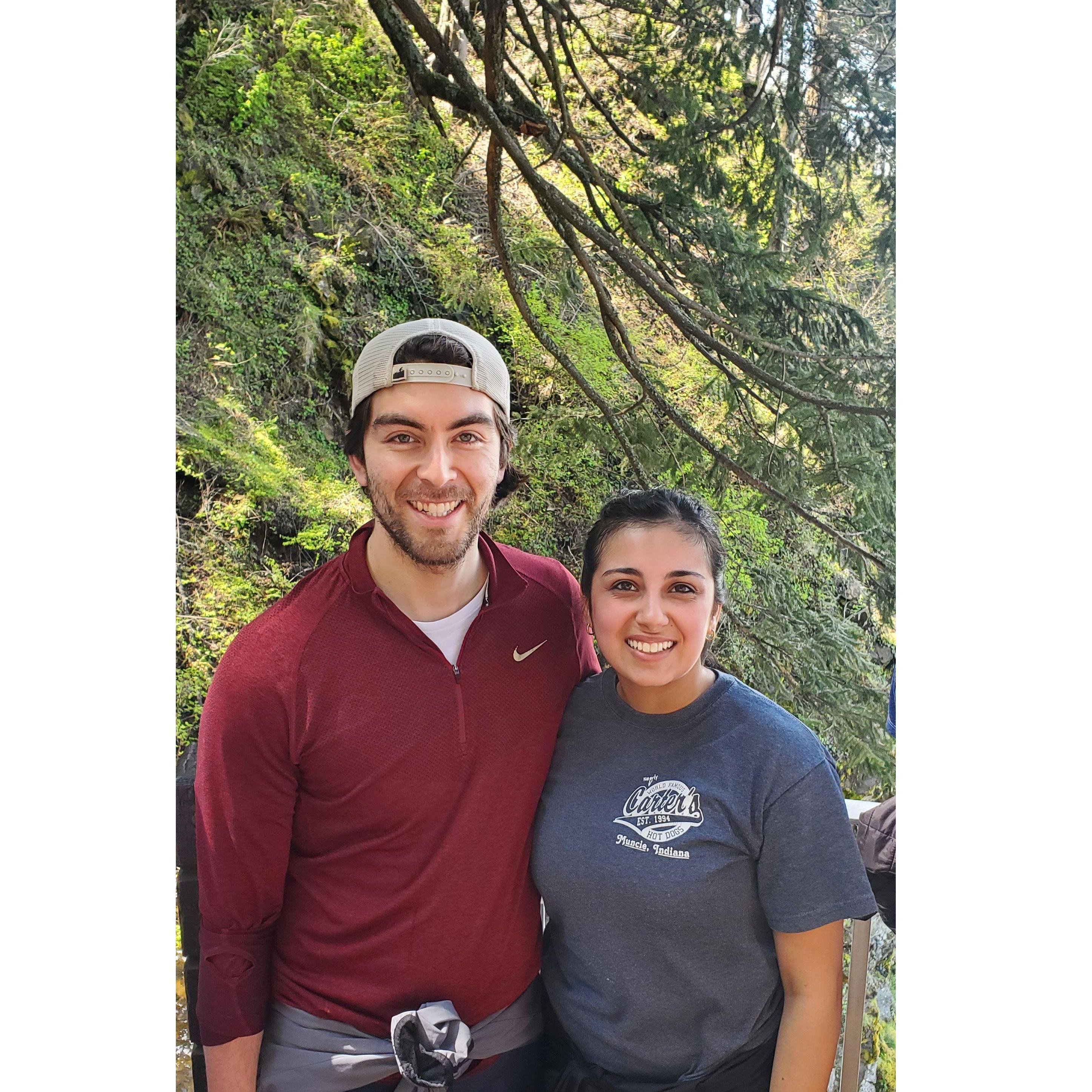 Being dragged up the mountains for the views