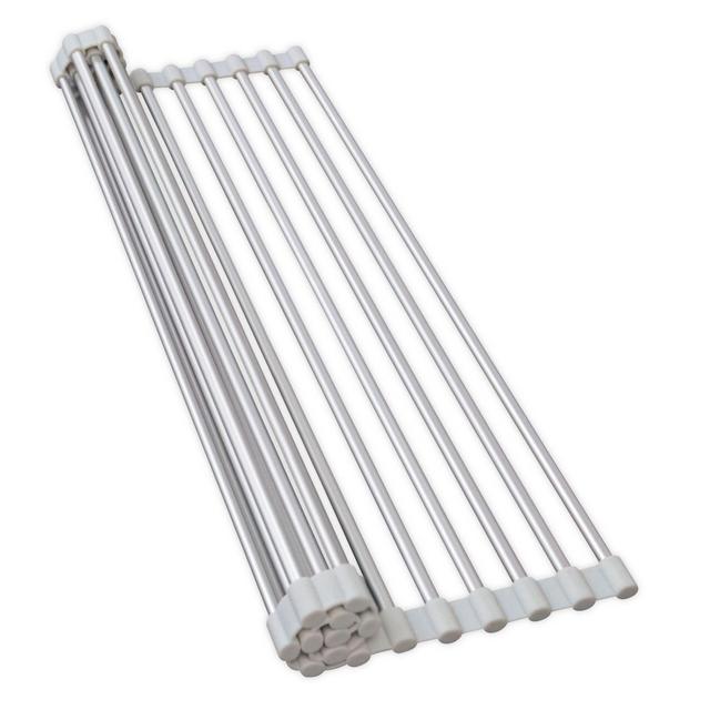 .ORG Aluminum Over-the-Sink Drying Rack in Grey