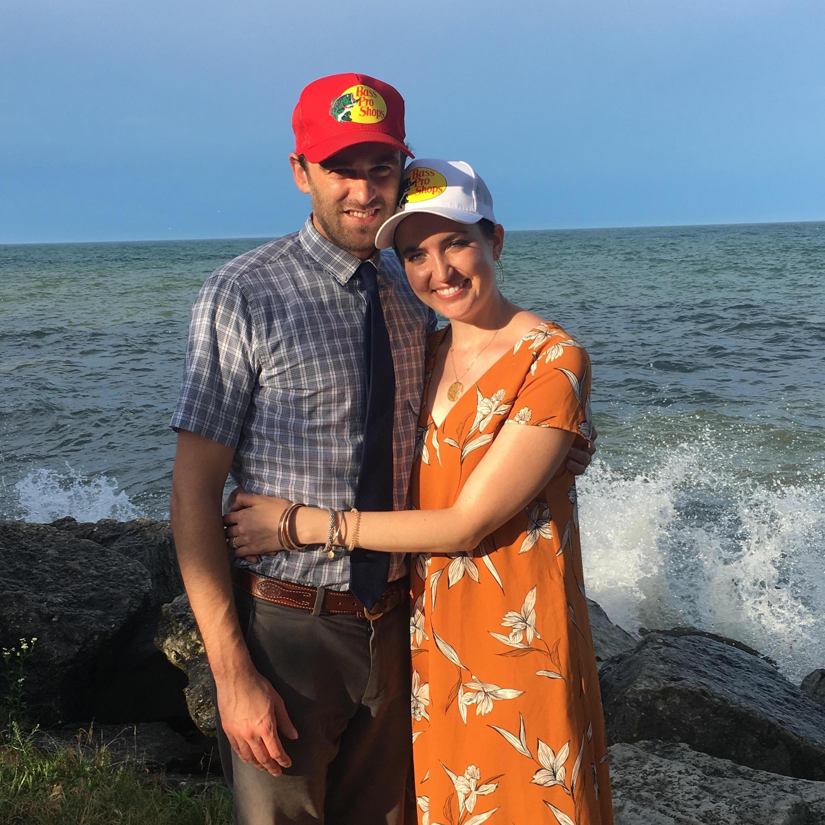 At Claire's cousin Bridget's wedding reception in Chicago.