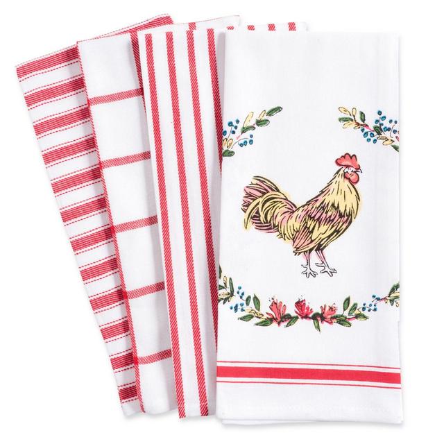 Rooster Kitchen Towels (Set of 4)
