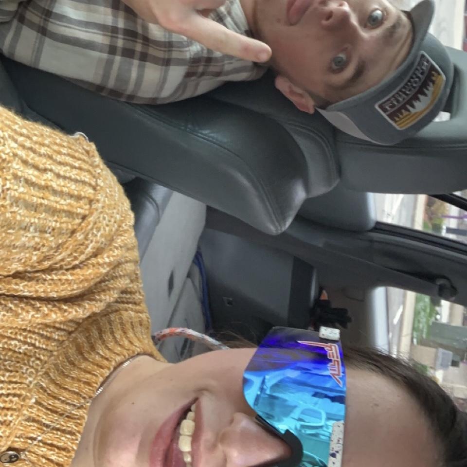 Our first photo together ever!!