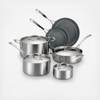 Axia Tri-Ply Ceramic 10-Piece Cookware Set
