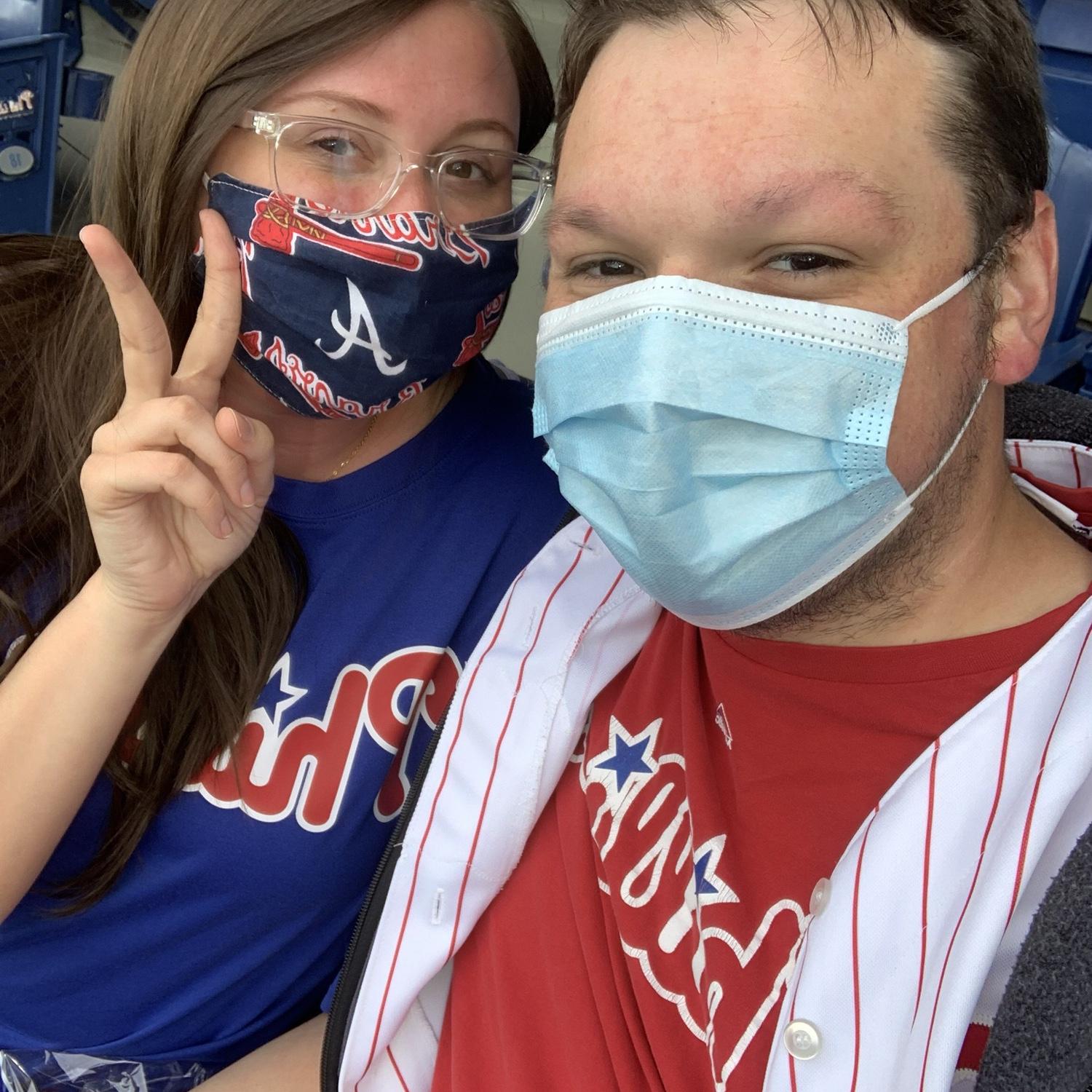 Haley's first Phillies game
