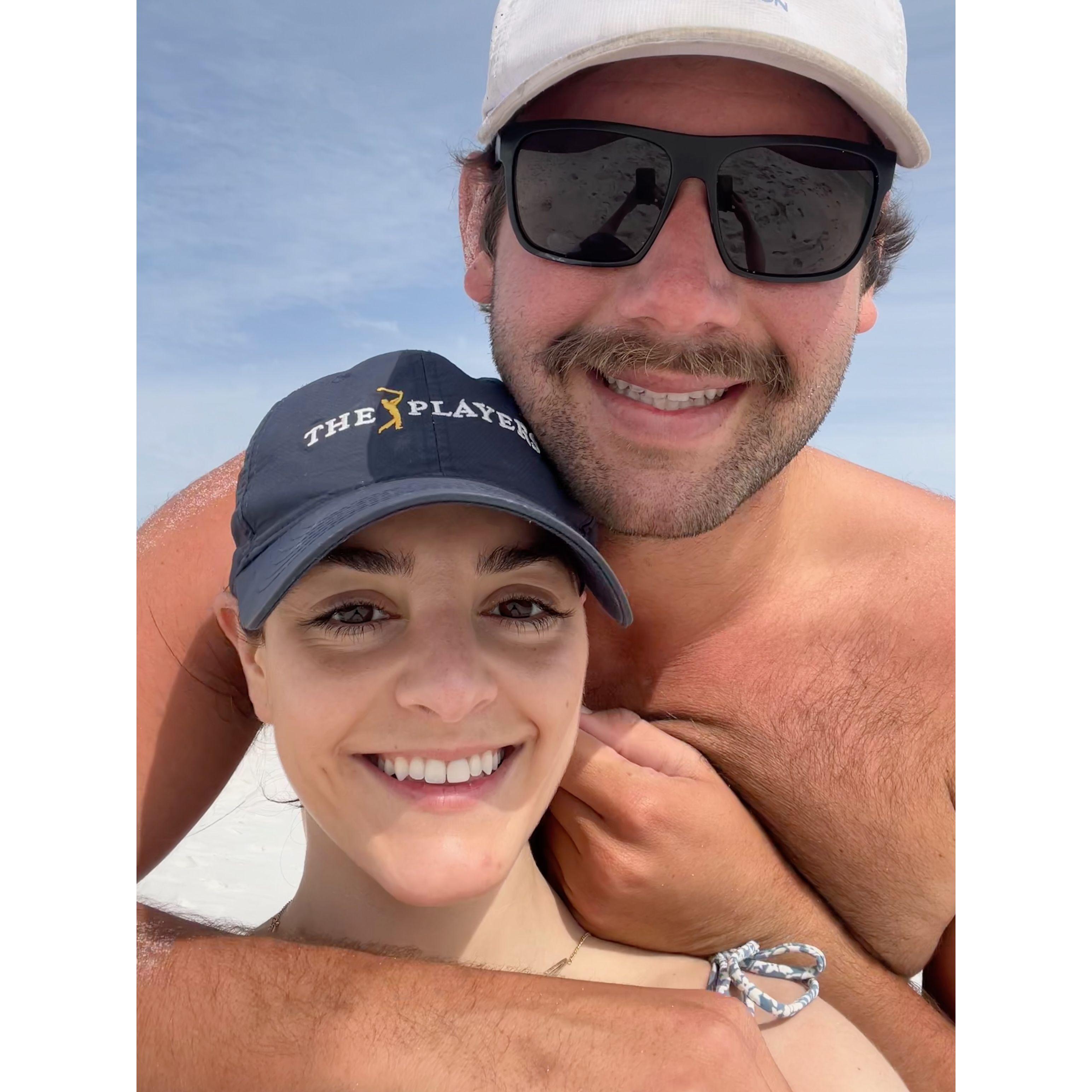 We frequently would meet in Fort Walton Beach because it was a good middle point for both of us! Three years of long distance and counting so we had to make it fun!