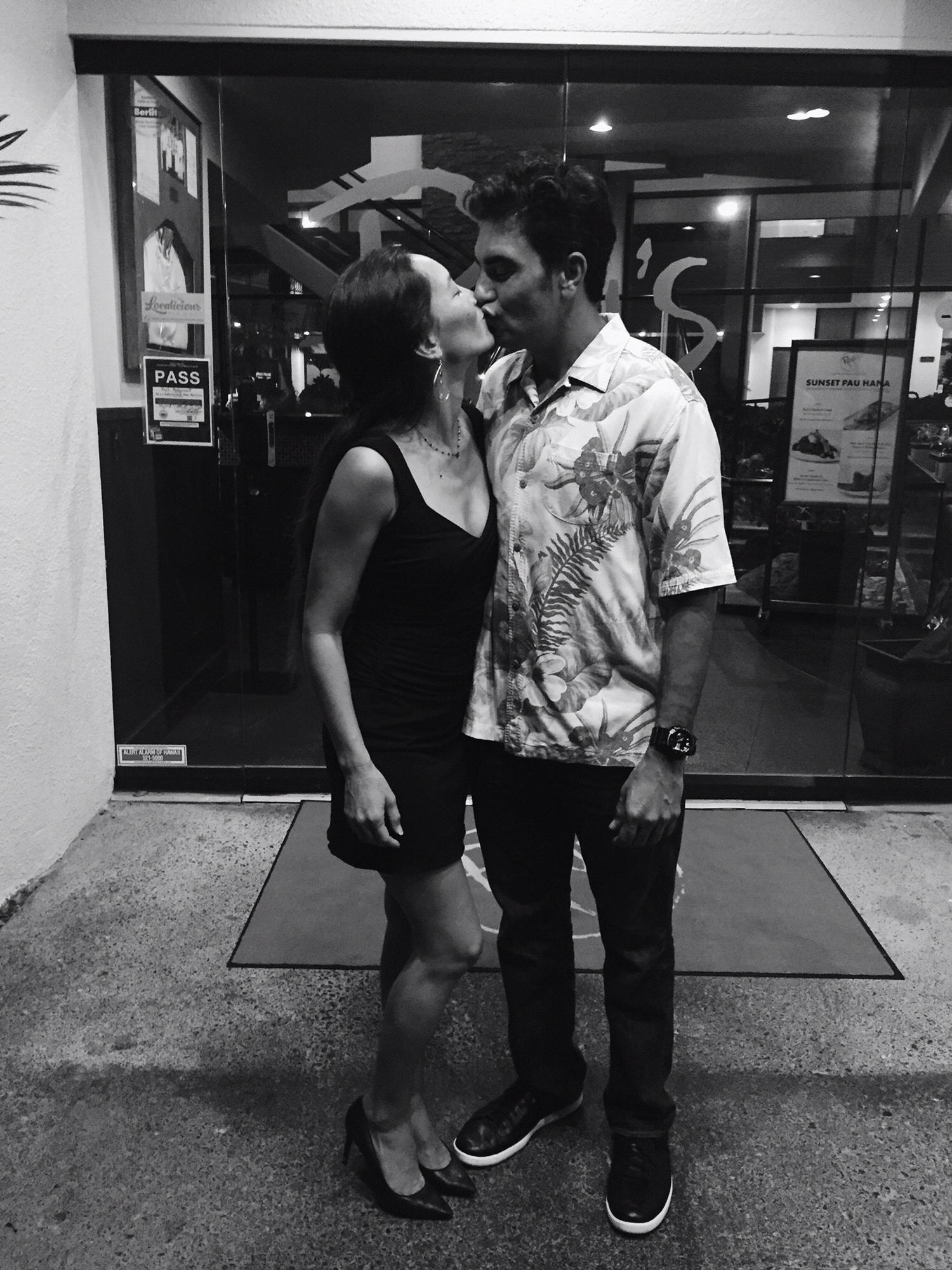 We celebrated our first night of engagement at Roys in Hawaii Kai, one of our favorite date night spots.